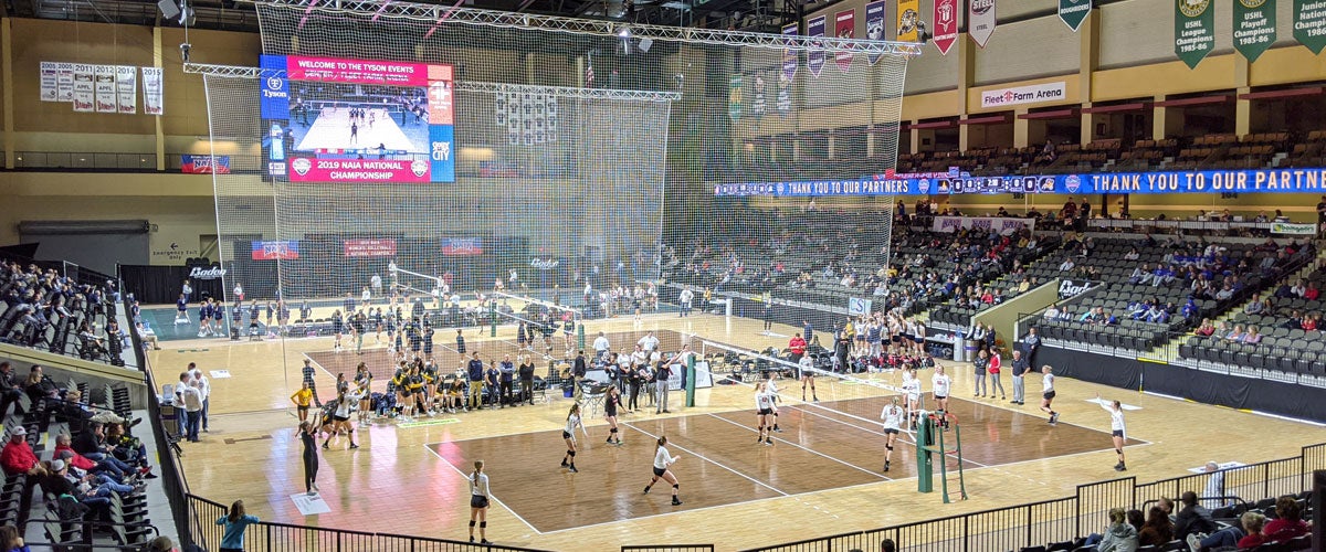 NAIA Women's Volleyball National Championship  Tyson Events Center